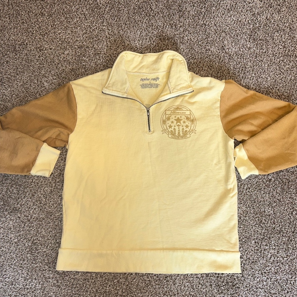 Taylor Swift Folklore Half Zip Pullover
